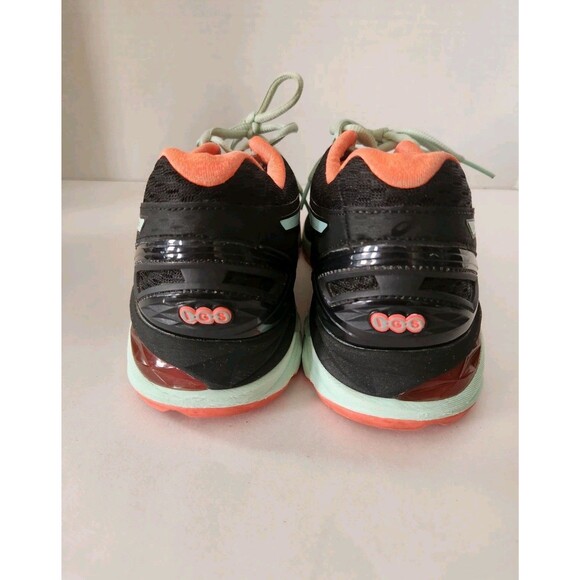 Asics Women's GT-2000 T757N Black Aqua Orange Running Sneaker Shoes Size  10 - Picture 4 of 8